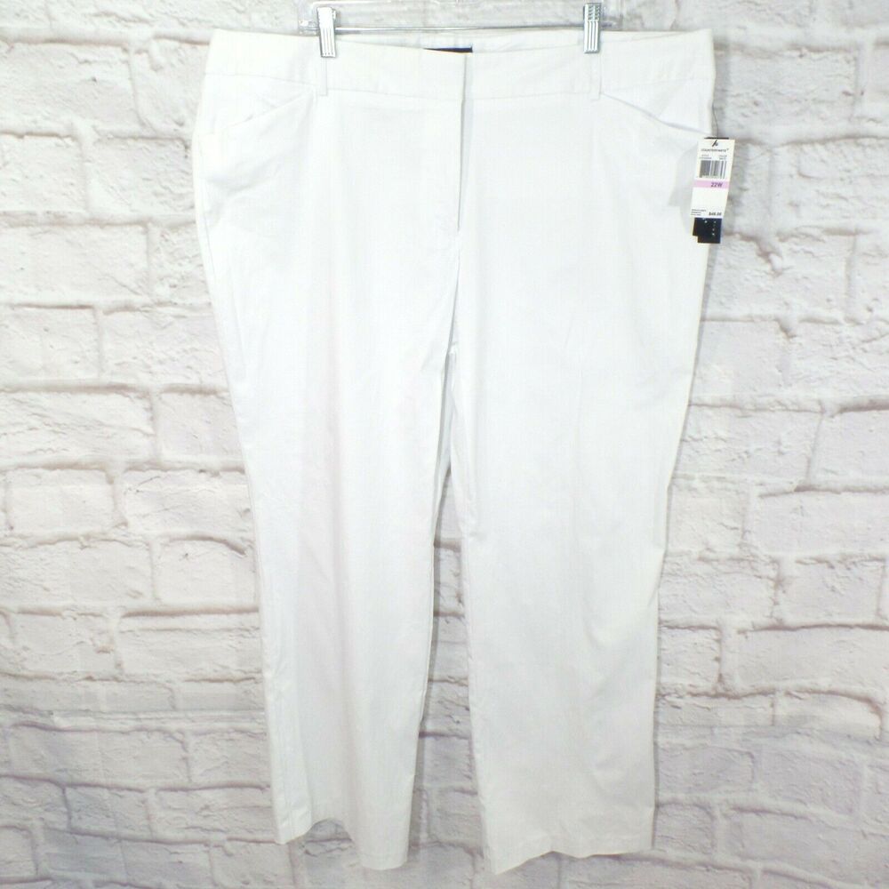Counterparts Super Stretch Women’s Pants White size 22W, 22 New!